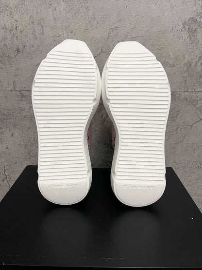 Rick Owens Pink Thick Sole Sneakers-yf