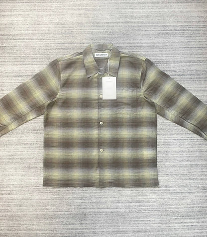Our Legacy Murky Static Weave Box Shirt-zp