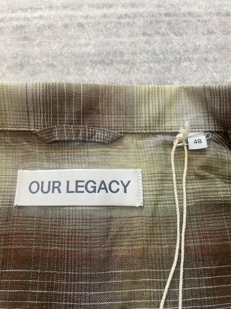 Our Legacy Murky Static Weave Box Shirt-zp