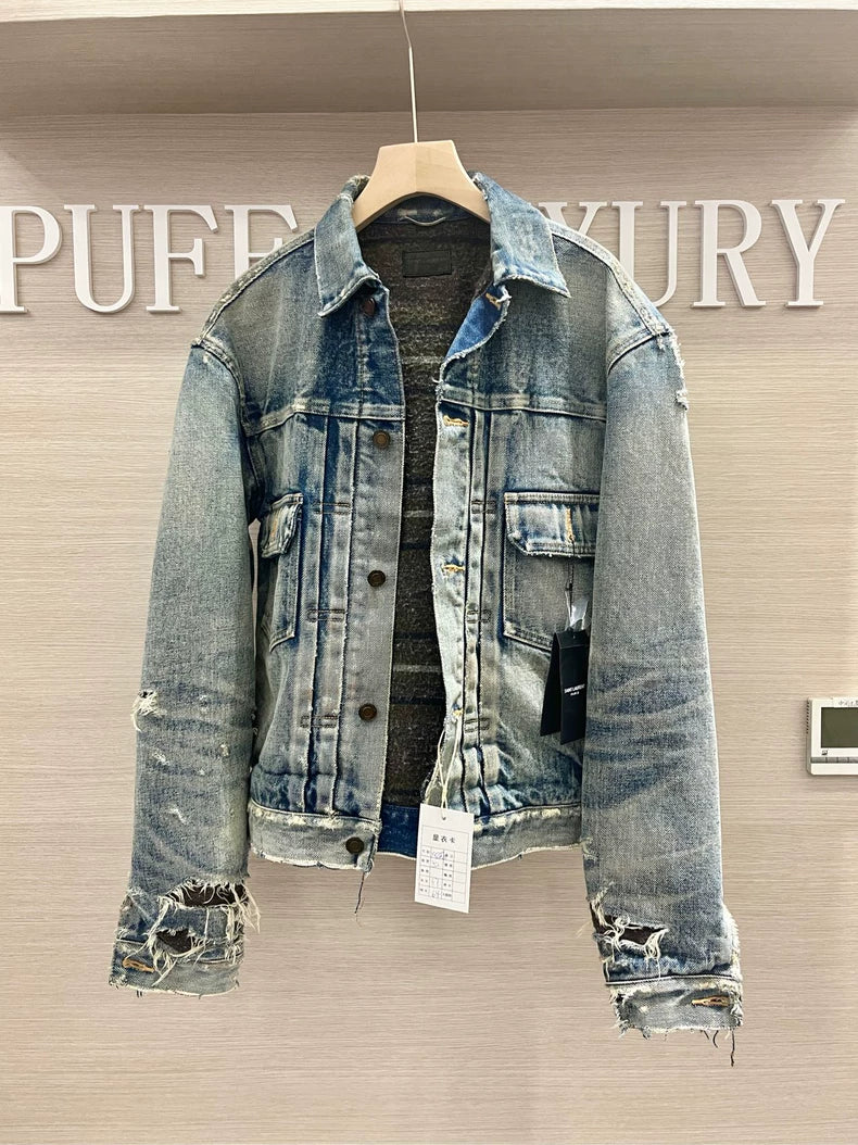Saint Laurent Denim Jacket XS with Tags