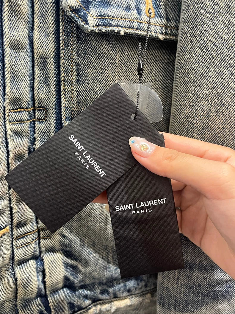 Saint Laurent Denim Jacket XS with Tags