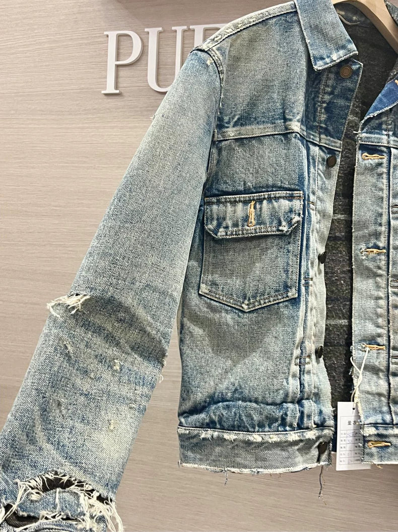 Saint Laurent Denim Jacket XS with Tags