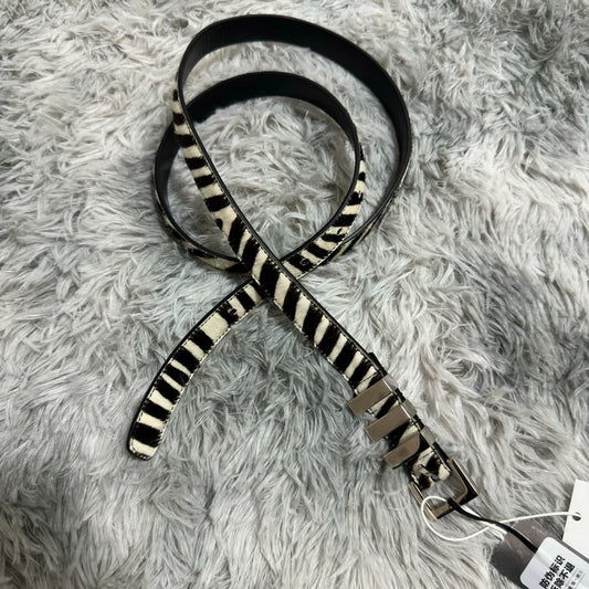 Saint Laurent Zebra Print Belt