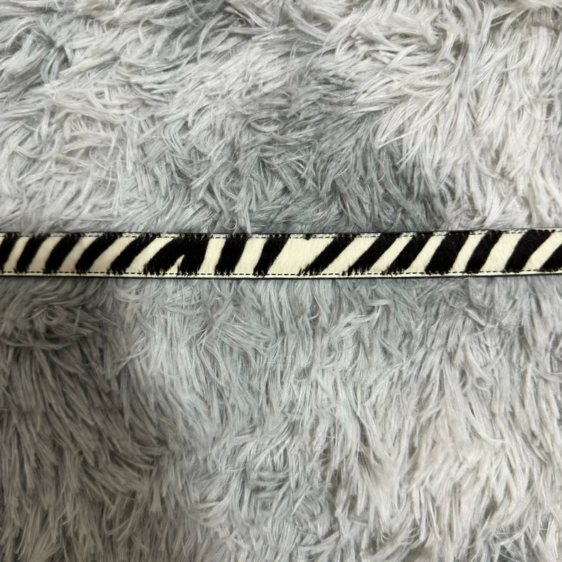 Saint Laurent Zebra Print Belt