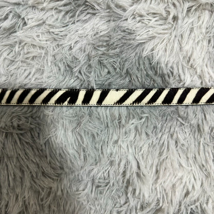 Saint Laurent Zebra Print Belt
