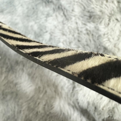 Saint Laurent Zebra Print Belt