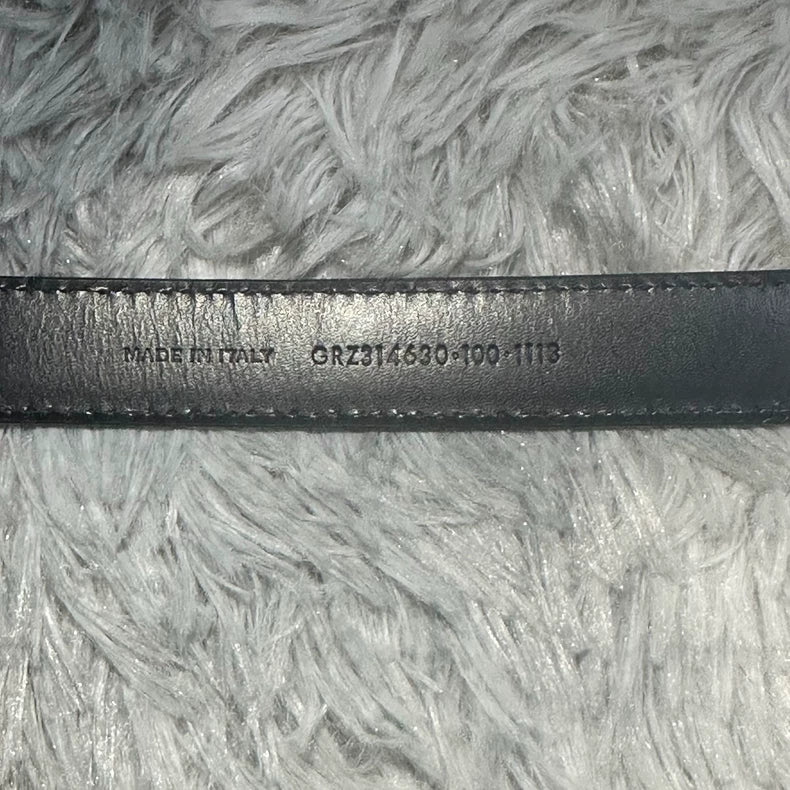 Saint Laurent Zebra Print Belt