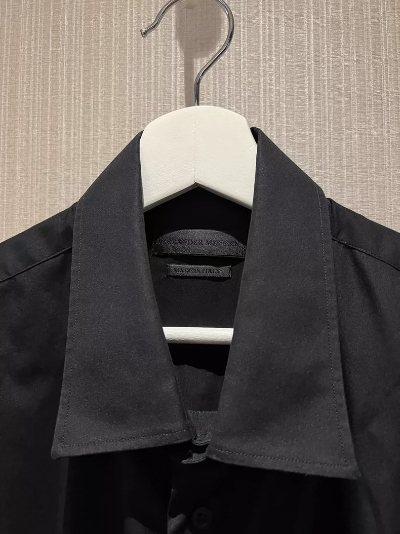 Alexander McQueen Short Sleeve Shirt Black