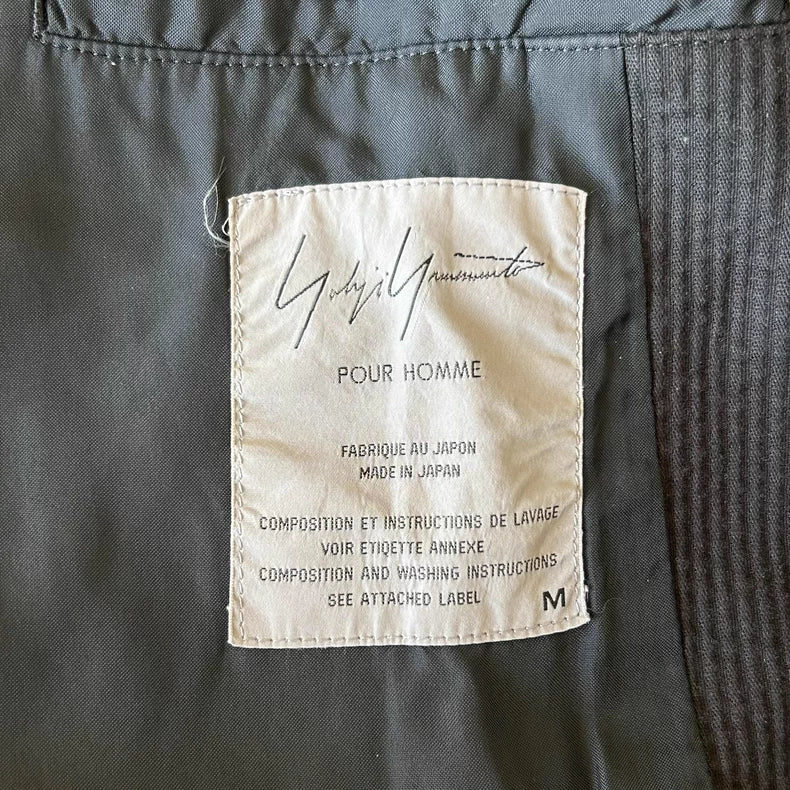 Yohji Yamamoto 96AW Double-Breasted Hooded Coat