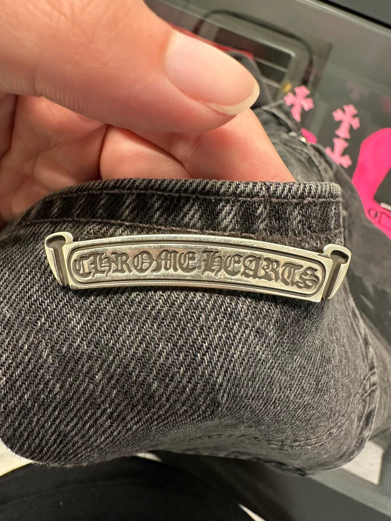 Chrome Hearts 501 Black Denim Jeans-yf