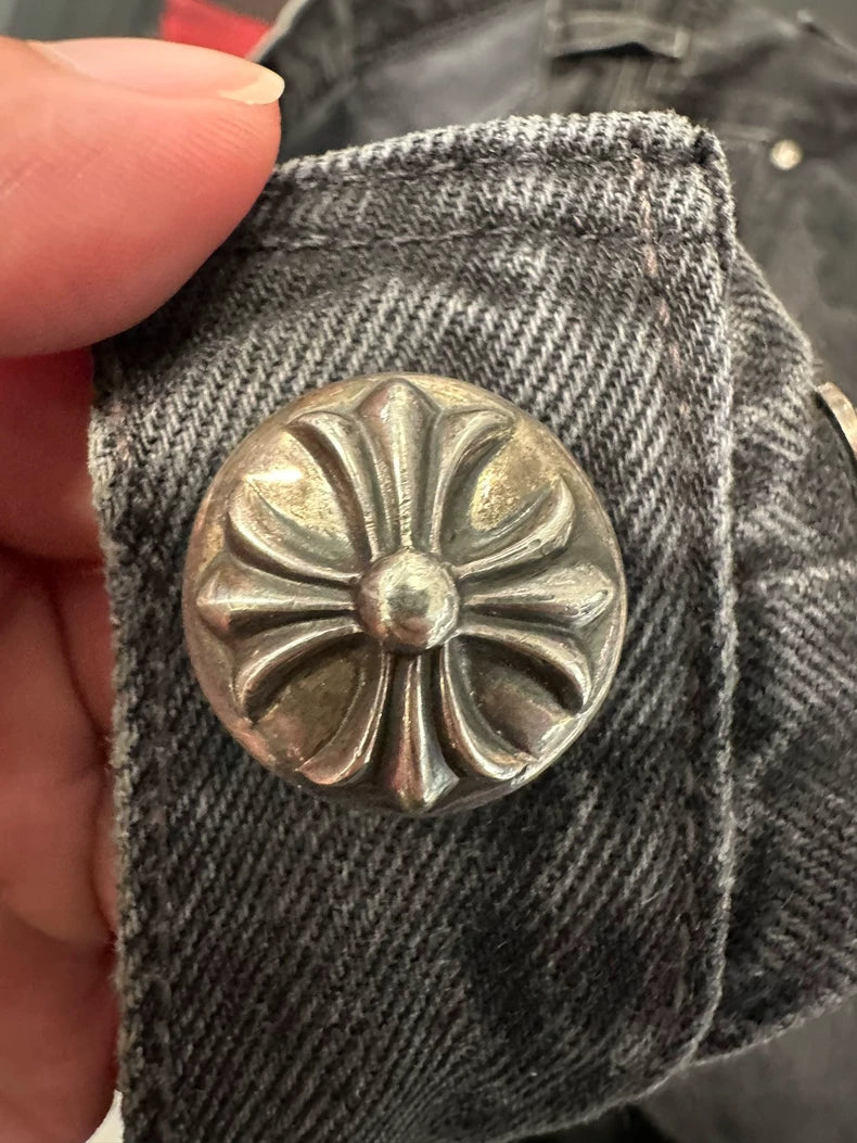 Chrome Hearts 501 Black Denim Jeans-yf