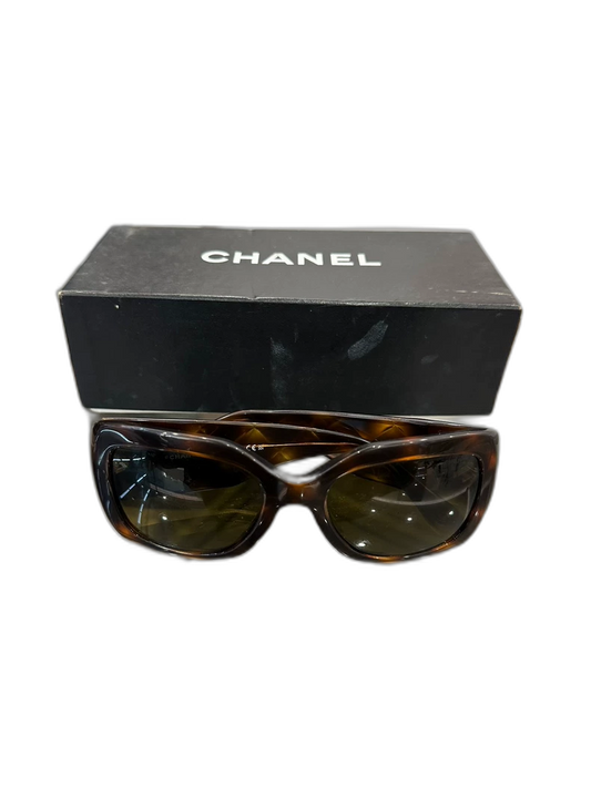 Vintage Chanel Tortoise Shell Sunglasses