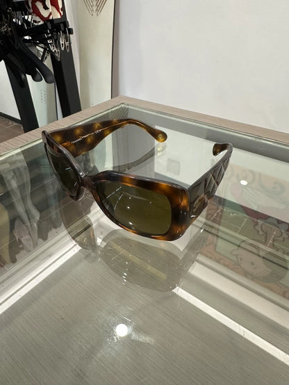 Vintage Chanel Tortoise Shell Sunglasses