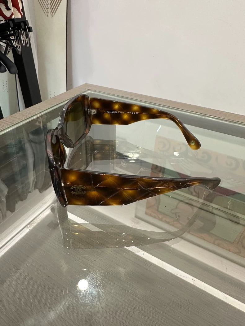 Vintage Chanel Tortoise Shell Sunglasses