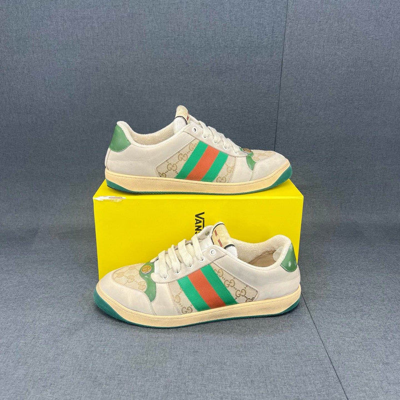 Gucci Screener Low-Top Leather Sneakers for Men 0079