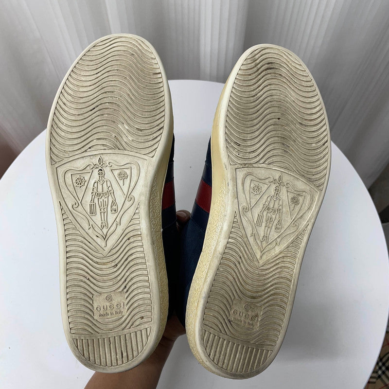 Gucci Suede High-Top Sneakers for Men 0079