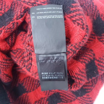 Saint Laurent 14FW Checked Wool Sweater