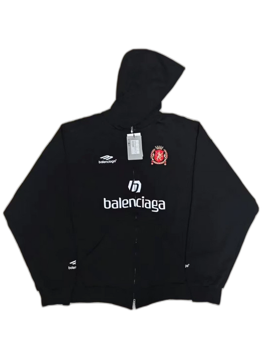 Balenciaga Manchester United Zip-Up Hoodie