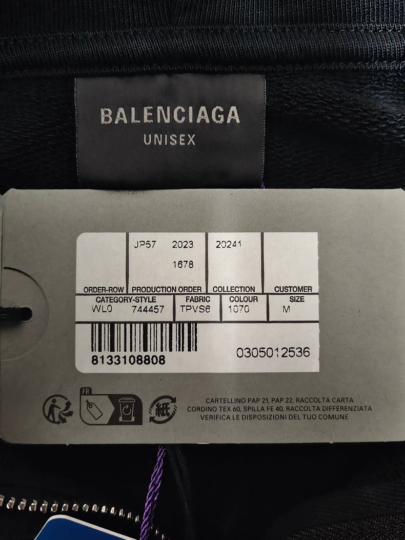 Balenciaga Manchester United Zip-Up Hoodie