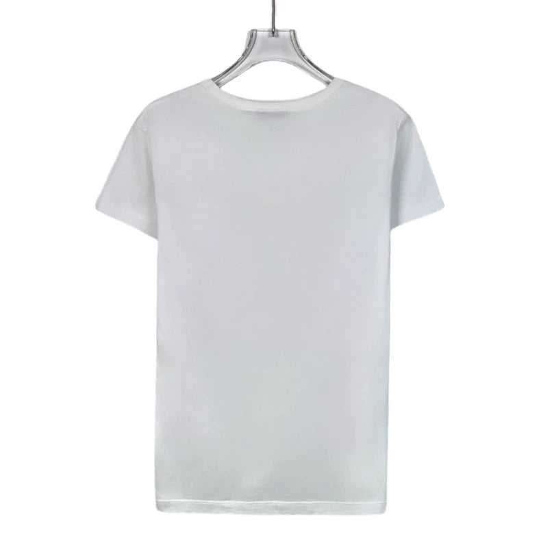Dior White Logo Cotton T-Shirt XS