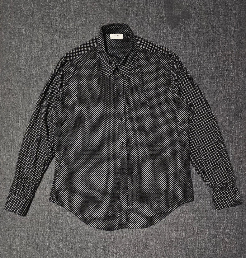 Celine Long Sleeve Button Up Shirt-yf