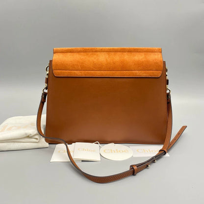 Chloe Suede Leather Round Ring Bag