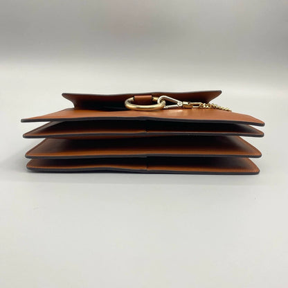 Chloe Suede Leather Round Ring Bag