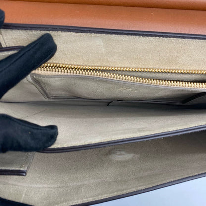 Chloe Suede Leather Round Ring Bag