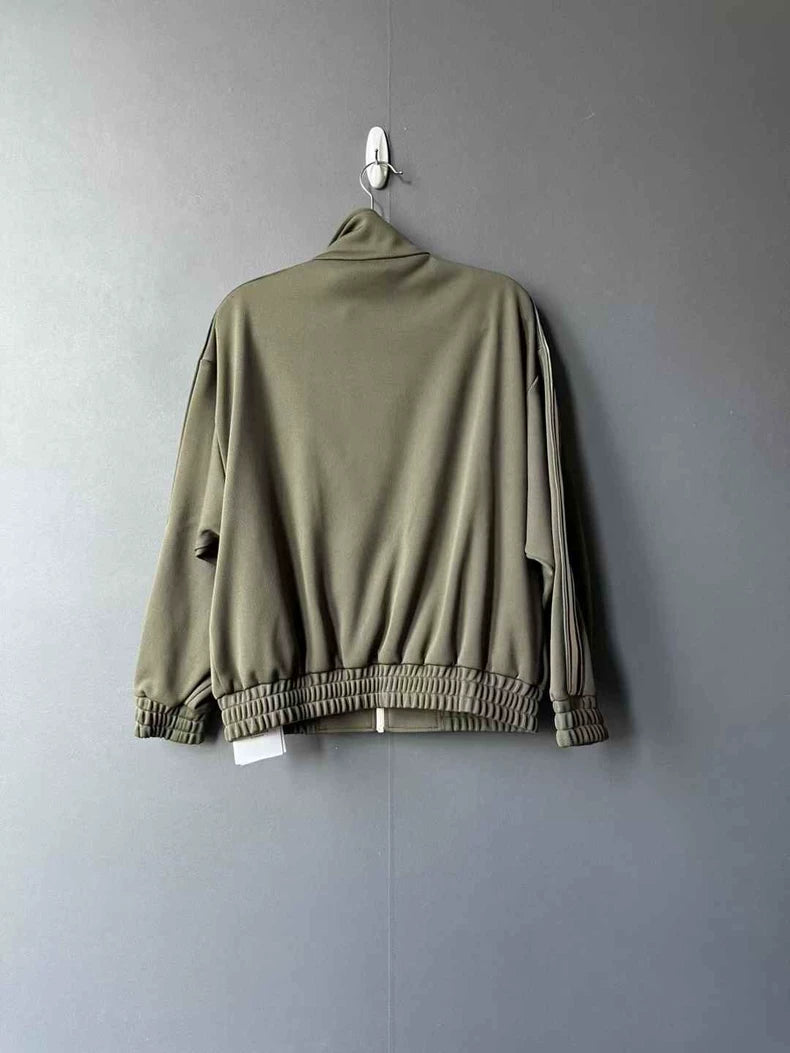 Celine Khaki Green Jacket with Stripes