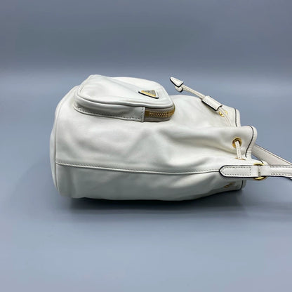 Prada Drawstring Bucket Bag