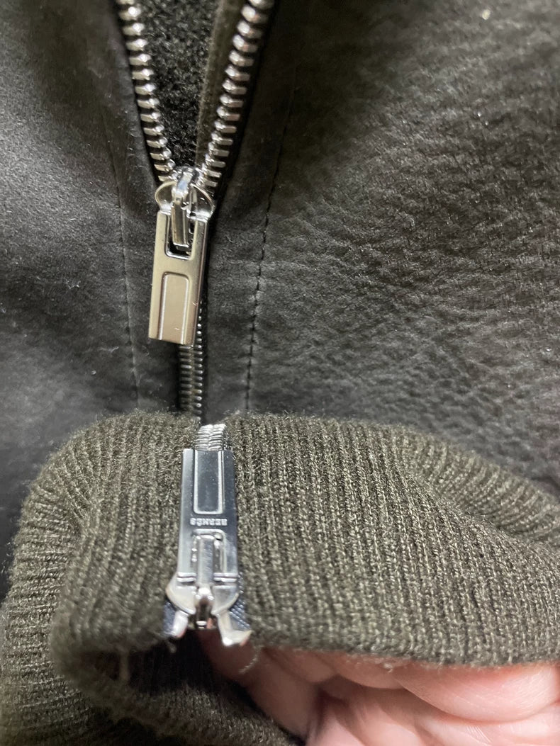 Hermes Hooded Leather Jacket