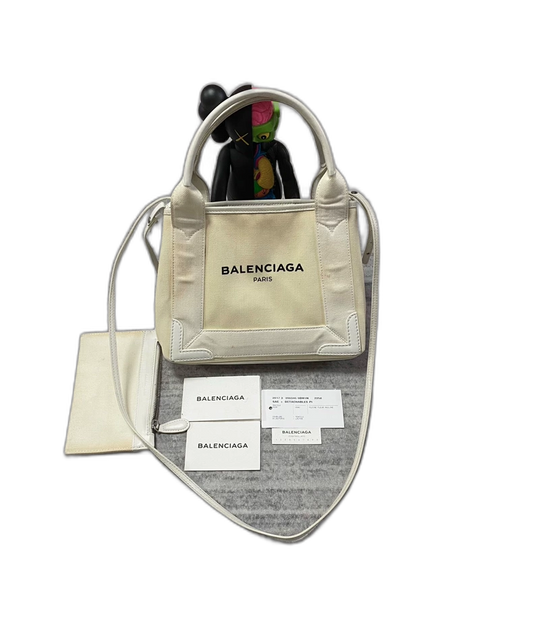 Balenciaga Canvas Tote Bag with Pouch-zp