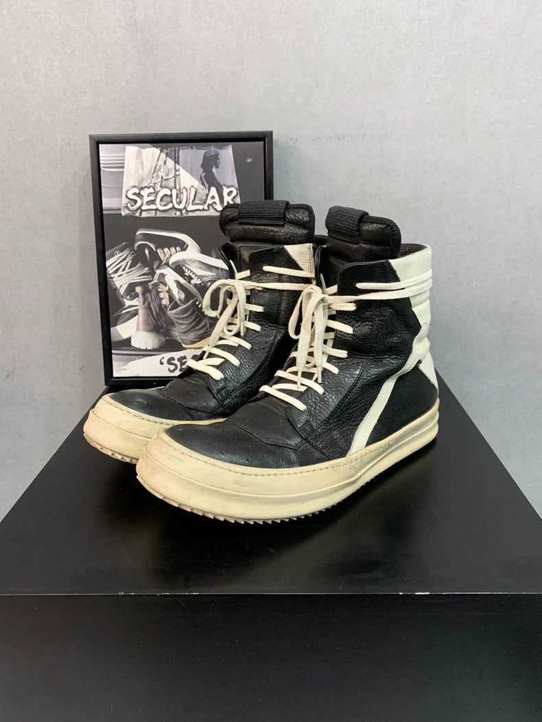 Rick Owens Geobasket High Top Sneakers-yf