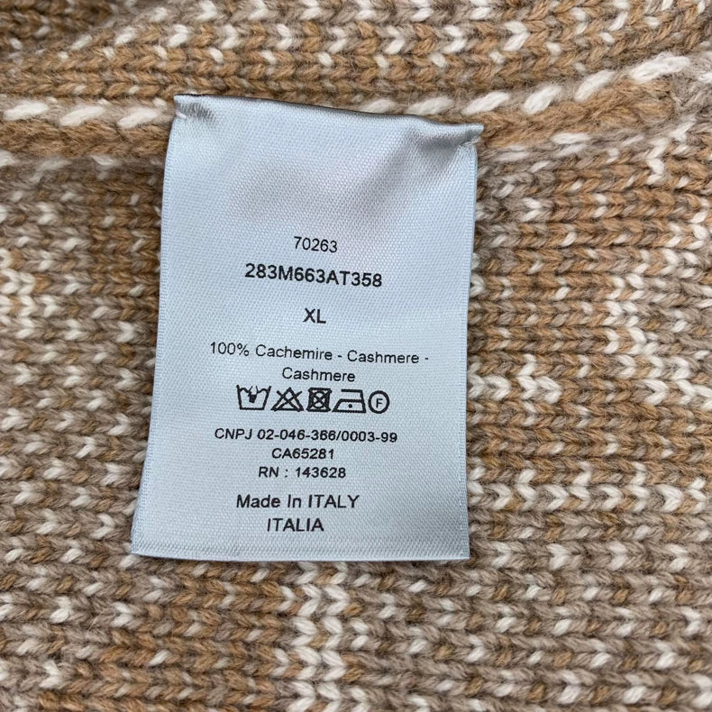 Dior x Travis Scott Brown Logo Sweater