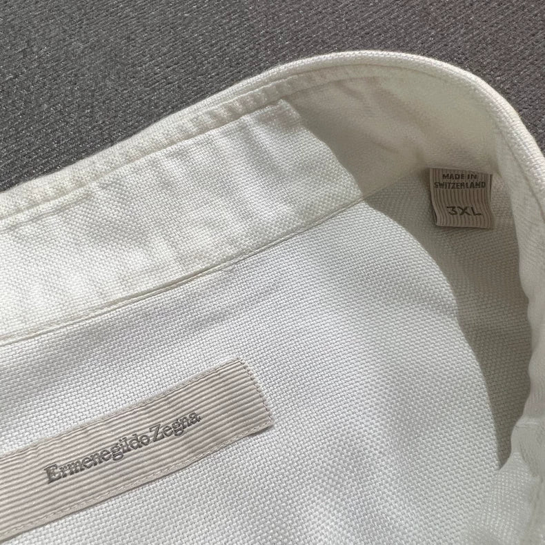 Ermenegildo Zegna White Oxford Shirt
