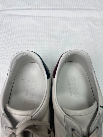Gucci White Dirty Sneakers Size 8.5