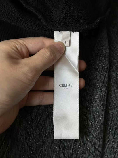 Celine Logo Zip-Up Hoodie for Men