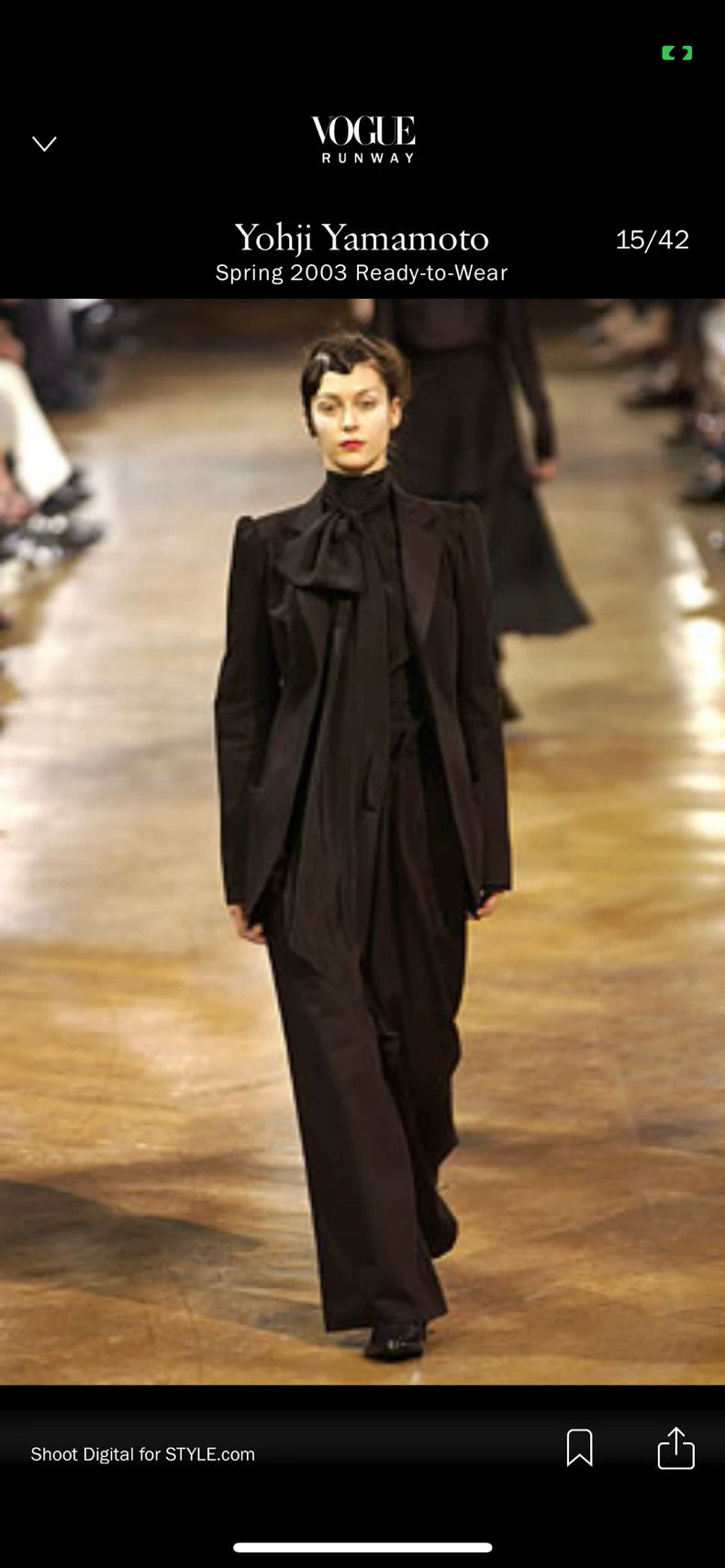 Yohji Yamamoto Spring 2003 Wide Leg Pants
