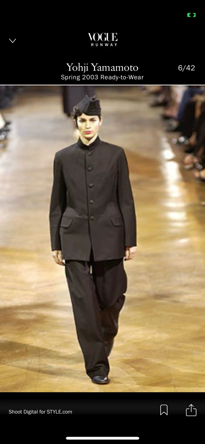 Yohji Yamamoto Spring 2003 Wide Leg Pants