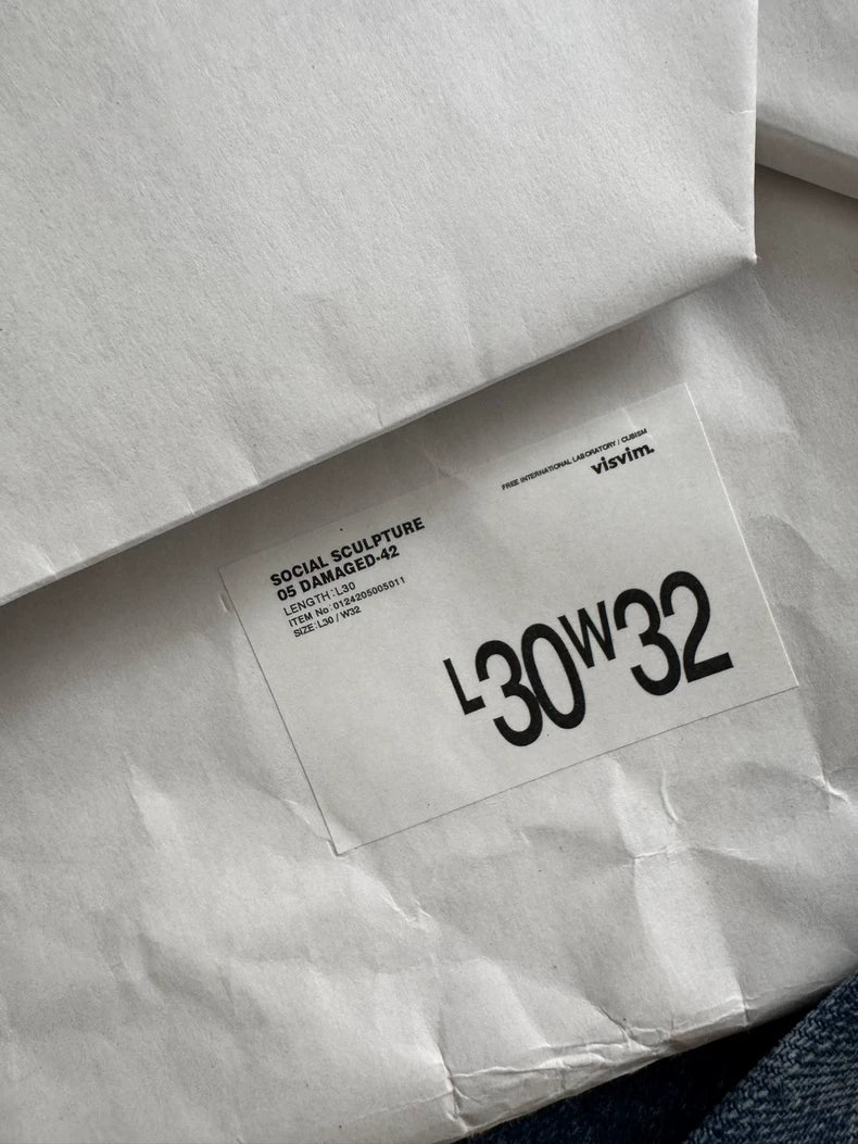 VISVIM SOCOAL SCULPTURE 05 Denim Pants