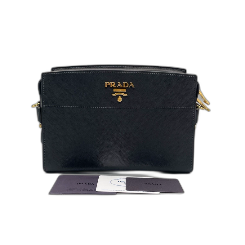 Prada Saffiano Leather Camera Crossbody Bag