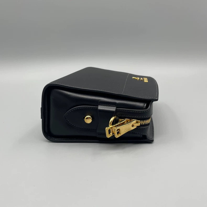 Prada Saffiano Leather Camera Crossbody Bag