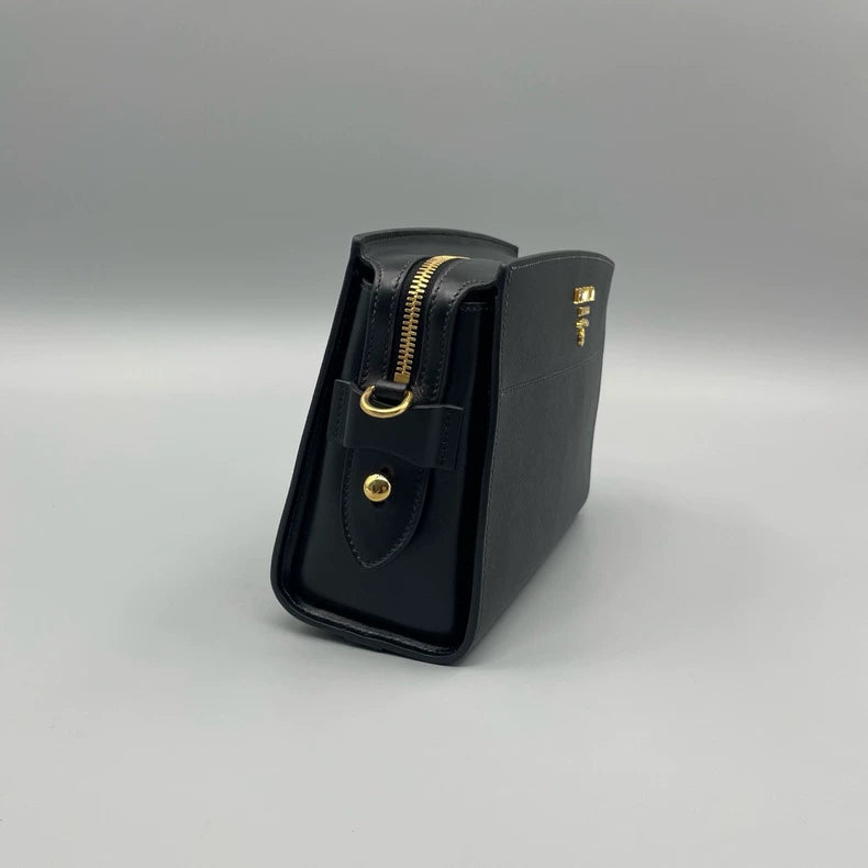 Prada Saffiano Leather Camera Crossbody Bag