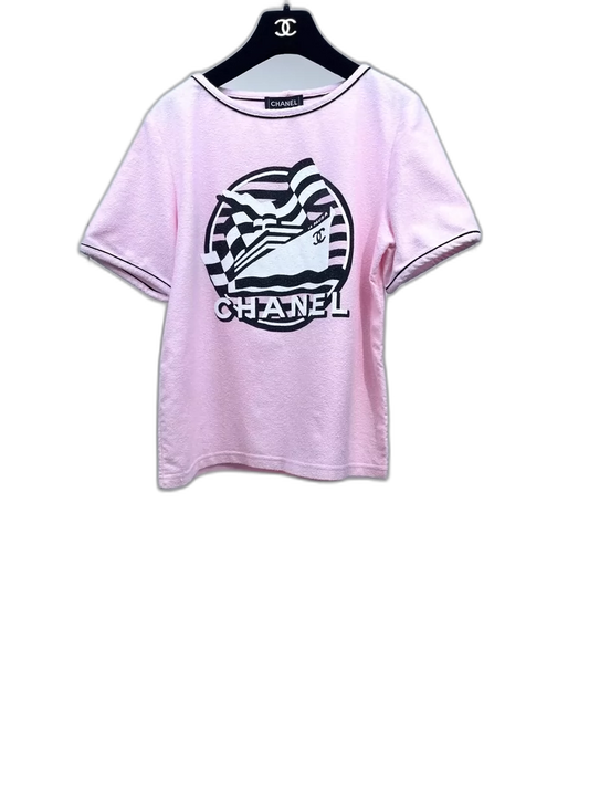 Chanel Sailboat Short Sleeve T-Shirt