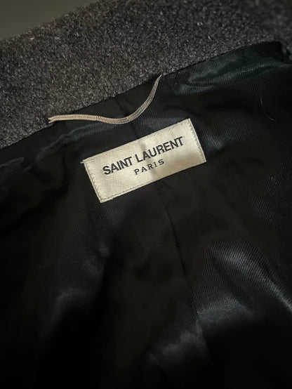 Saint Laurent Zebra Pattern Baseball Jacket