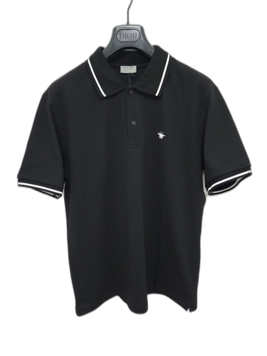 Classic Black Dior Polo Shirt for Men