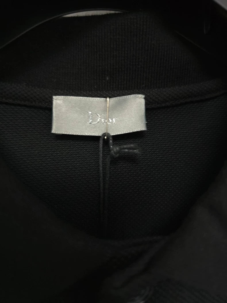 Classic Black Dior Polo Shirt for Men