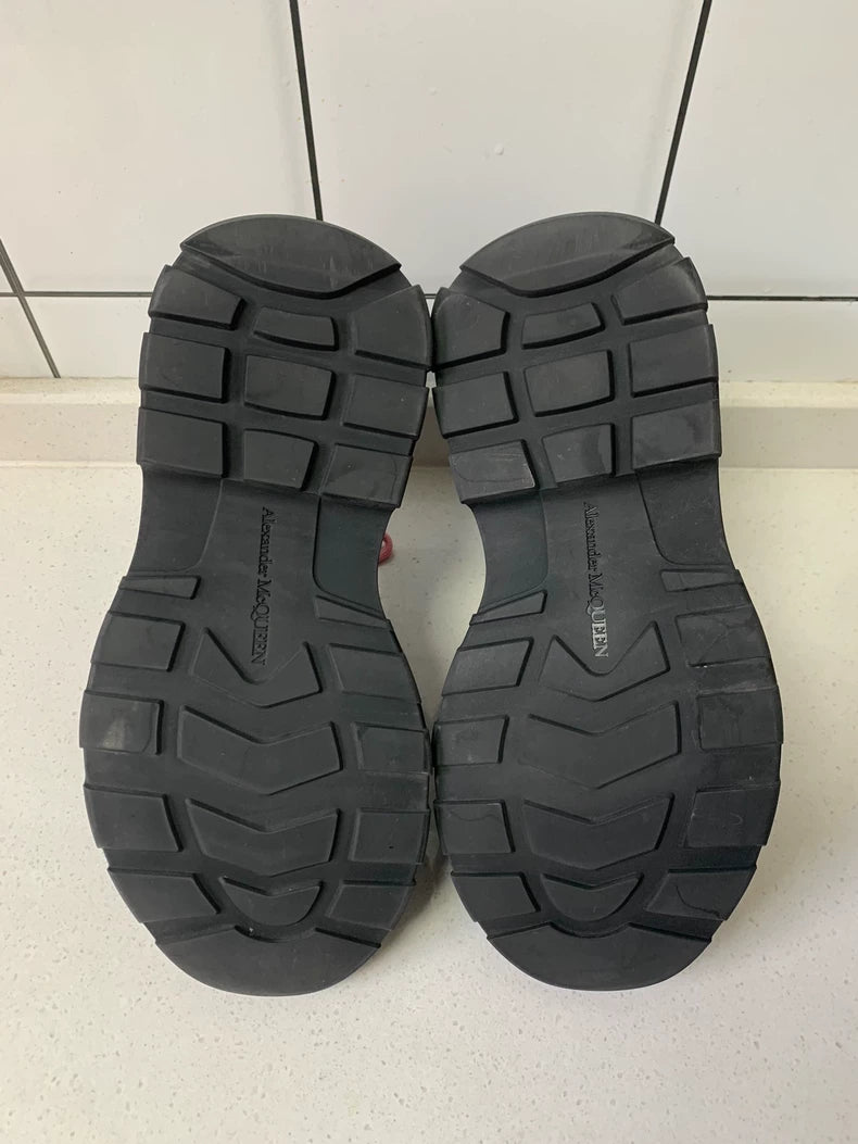 Alexander McQueen Black Pink Martin Boots