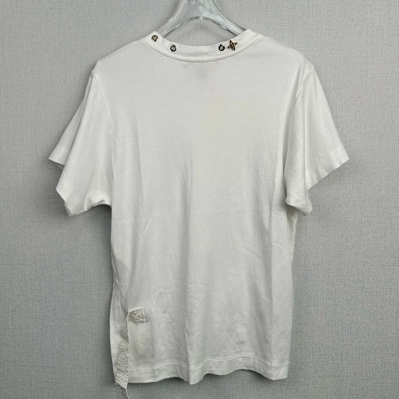 Louis Vuitton Metal Detail Short Sleeve Top-yf