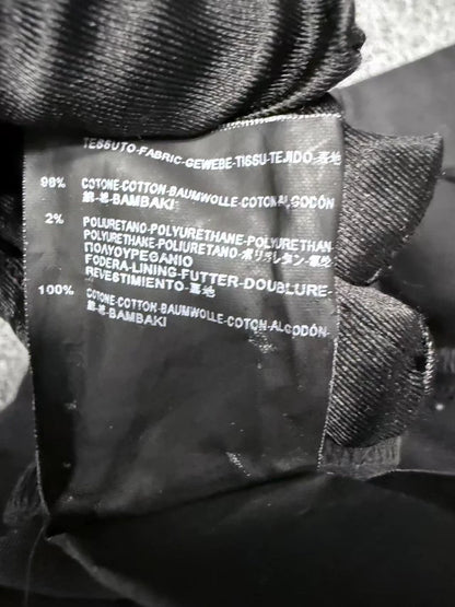 Saint Laurent Waxed Denim Pants in Black